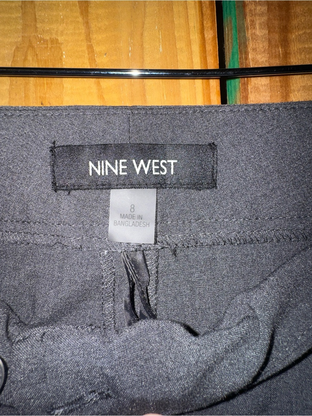 Nine West Dark Charcoal Women's Dress Pants